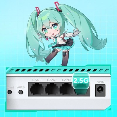 Asus TX Gaming Roljter RT-BE57 Hatsune Miku WiFi 7 Gaming Router