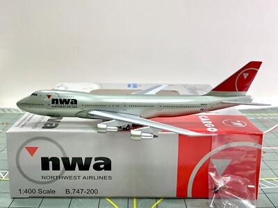 ノースウエスト航空 B747-400 1/200 1/200 飛行機 限定生産
