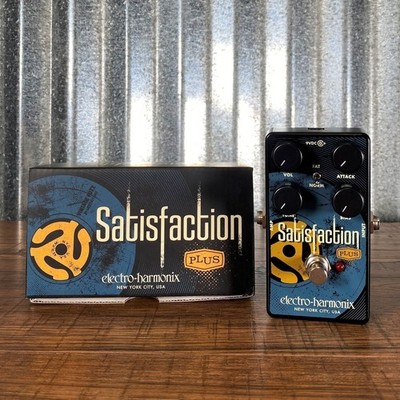Electro-Harmonix EHX Satisfaction Plus Vintage Fuzz Guitar Effect