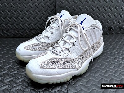 NIKE AIR JORDAN 11 XI LOW 2003 RETRO 306008-142 ZEN GREY COBALT