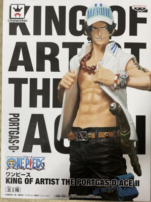 Japan Authentic King of Artist One Piece Marine Ace Figure | eBay