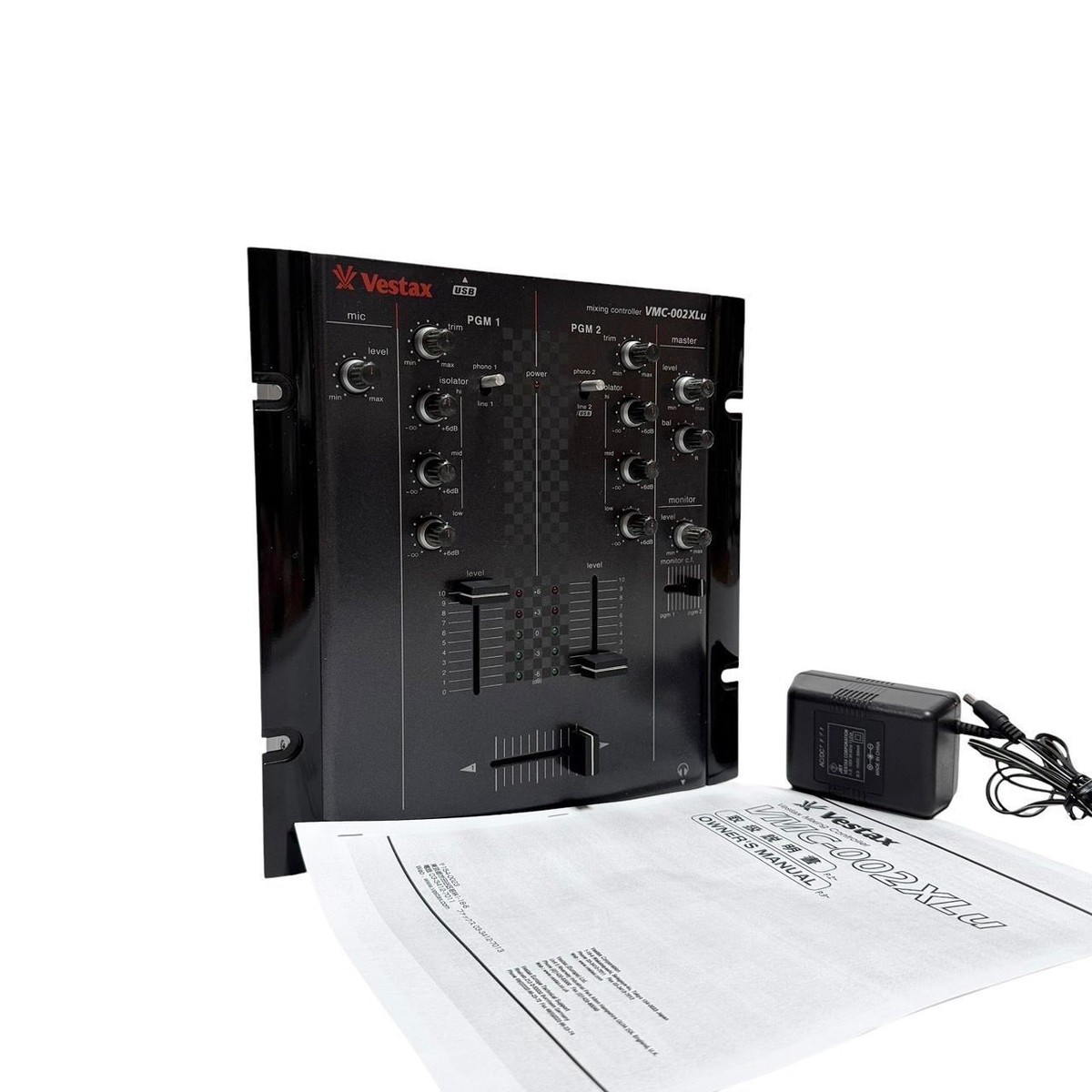 音出確認済】VESTAX VMC-002XLu DJミキサー 音出確認済】VESTAX VMC