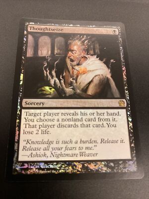 FOIL Thoughtseize MTG Theros rare 107/249 NM English | eBay