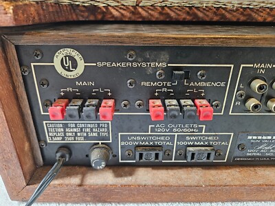 Marantz 1070 Stereo Console Amp w/ Factory Wood case. (WC-10) | eBay