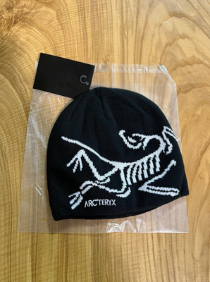 Arc'teryx Bird Head Toque Beanie Hat – Black Merino Wool Winter