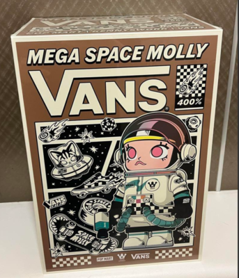 POPMART MEGA SPACE MOLLY 400% VANS 