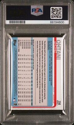2019 TOPPS MINI #250 SHOHEI OHTANI ROOKIE CUP PSA 9 MINT | eBay