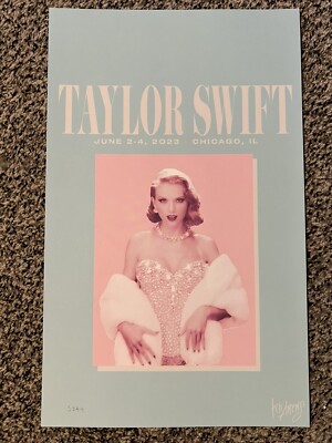 ミュージシャン THE ERAS TOUR LITHOGRAPH POSTER REPRINT