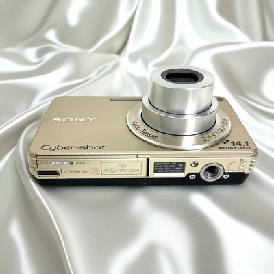 Mint] Sony Cyber Shot DSC-W350 Compact Digital Camera Gold