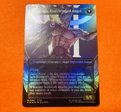 mtg FF 威名のソルジャー、セフィロス ボーダーレス 英語版 ノン