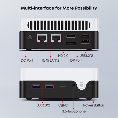 CHUWI LarkBox X ミニPC メモリ12G SSD512G : CHUWI LarkBox X Mini PC