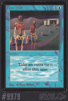 MTG Time Walk #9979, Moderate Play, English Beta | eBay