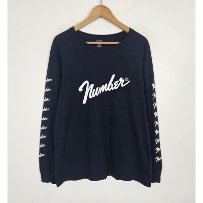 Number Nine Fender Logo Longsleeve Tee | eBay