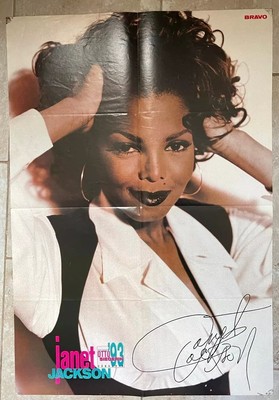 90s vintage poster「Janet Jackson」