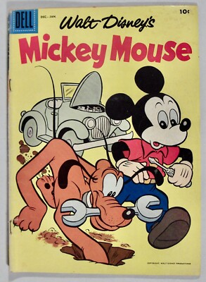Walt Disney's Mickey Mouse Comic Book #57 Dec - Jan 1958 | eBay