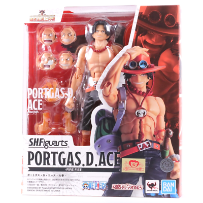 S.H.Figuarts One Piece Portgas D Ace Bandai Authentic Brown Box