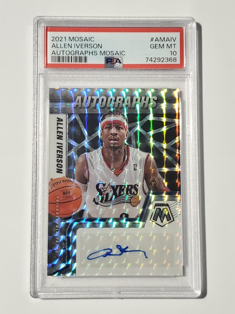 NBA Panini Mosaic 20 直筆サインカード アレンアイバーソン