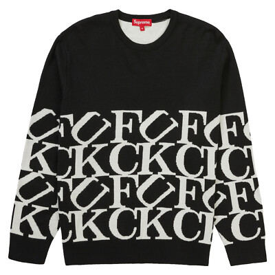 Supreme Fuck All Sweater Mens Style : Ss21sk15 | eBay