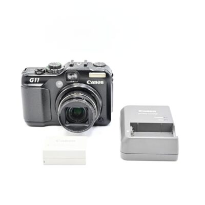 Canon PowerShot G11 Digital Camera Black PSG11 w/ Charger | eBay