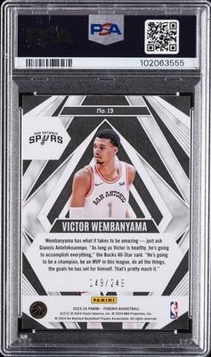 wembanyama 24枚限定 未開封 メトロポリタン 2023-24 Panini Mosaic