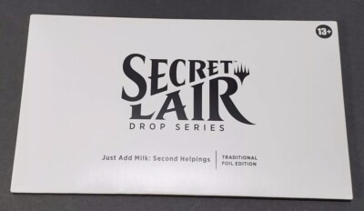 Magic Secret Lair Just Add Milk: Second Helpings FOIL New Sealed