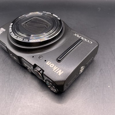 Nikon COOLPIX S9700 Black 16.0 MP Digital Camera English OK