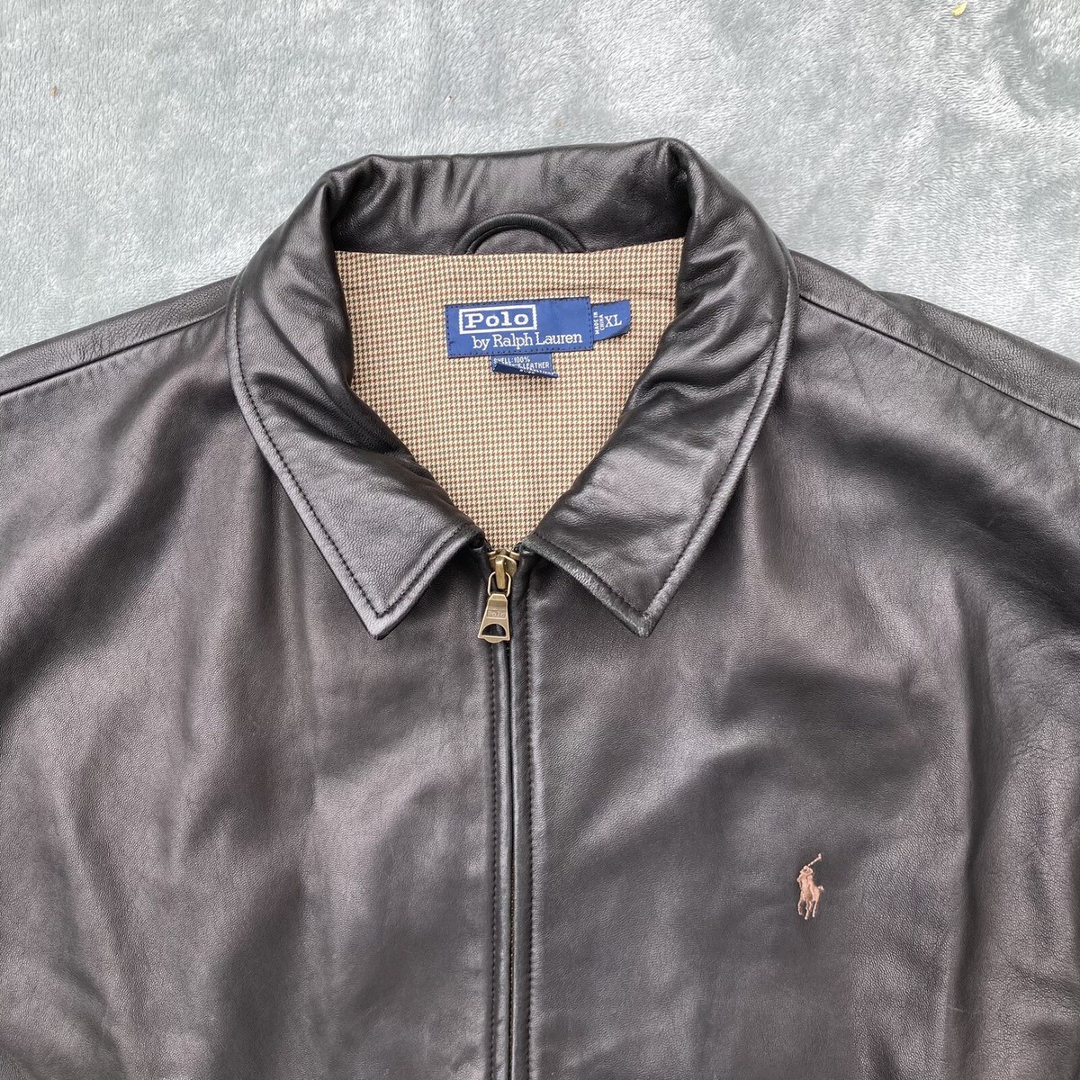 90's Polo Ralph Lauren Leather Coat Vintage 90's Polo Ralph Lauren