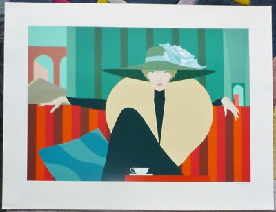 Amleto Dalla Costa LA SIGNORA DEL DIVANOHAND SIGNED Silkscreen