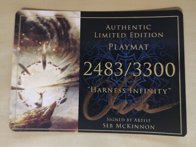 Harness Infinity Seb McKinnon プレイマット 新品 MTG Seb McKinnon