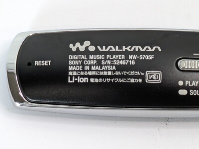 SONY WALKMAN NW-S705F Sony 2GB Black Digital Music Player Noise