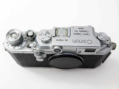 Canon II S2 35mm Rangefinder Film Camera Silver Body Excellent