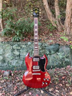 Electric Guitar Greco SS63-60 SG Type Red 1988 O-cut Logo | eBay