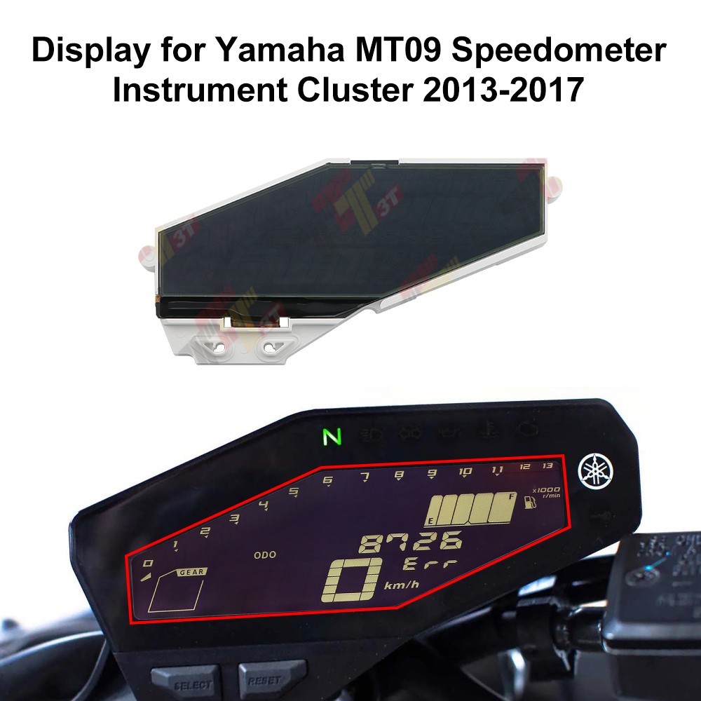 Negative Display for Yamaha FZ09 FZ-09 MT09 MT-09 Speedometer