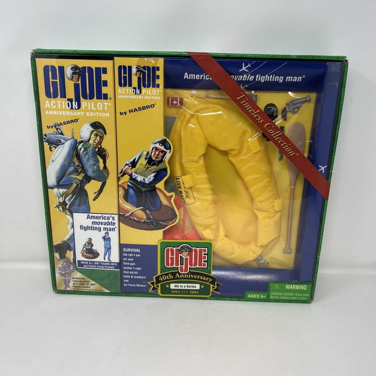 ビンテージGI ジョー 1964 アクションパイロット救命ボートセット
