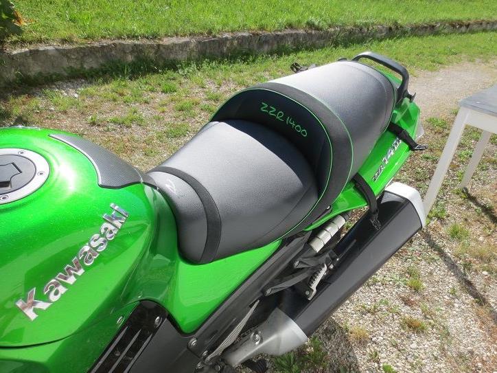 Kawasaki ZZR1400 ZX14 Ninja 2006-22 Top Sellerie Comfort Seat Gel