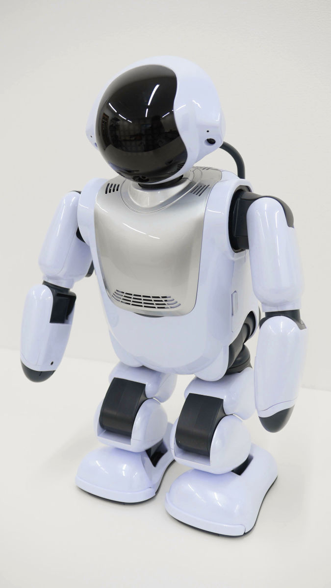 ネットから情報をゲットし自己学習・自己進化して話す＆歩くロボット