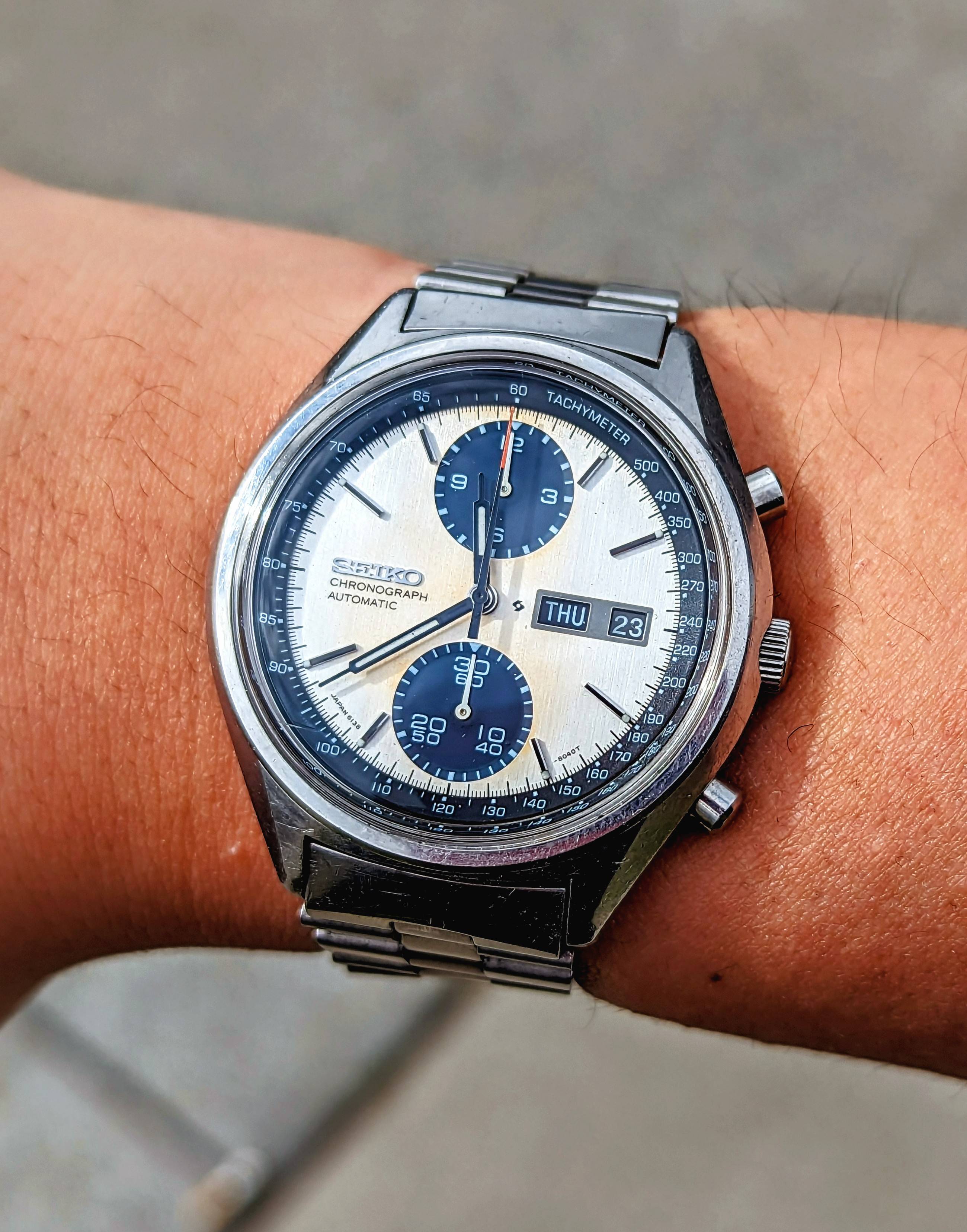 セイコー] 初めてのヴィンテージウォッチを選んだよ！6138-8020 パンダ