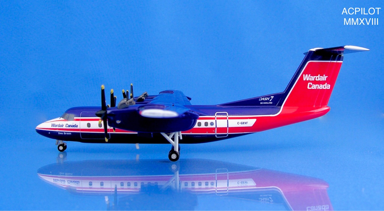 REVIEW: HERPA 558792 Wardair DeHavilland Canada DHC-7 Dash 7 1978