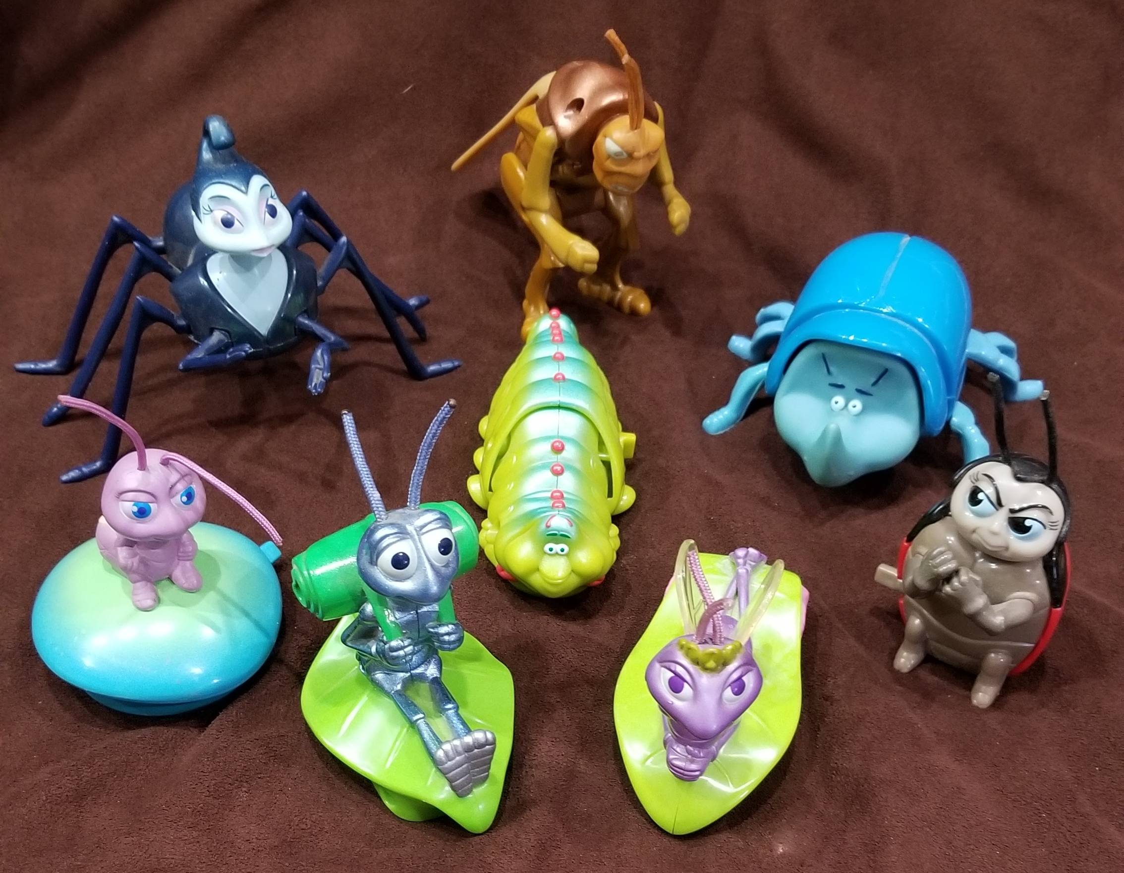 1998年に、マクドナルドの「バグズ・ライフ」のキャラクターをめっちゃ