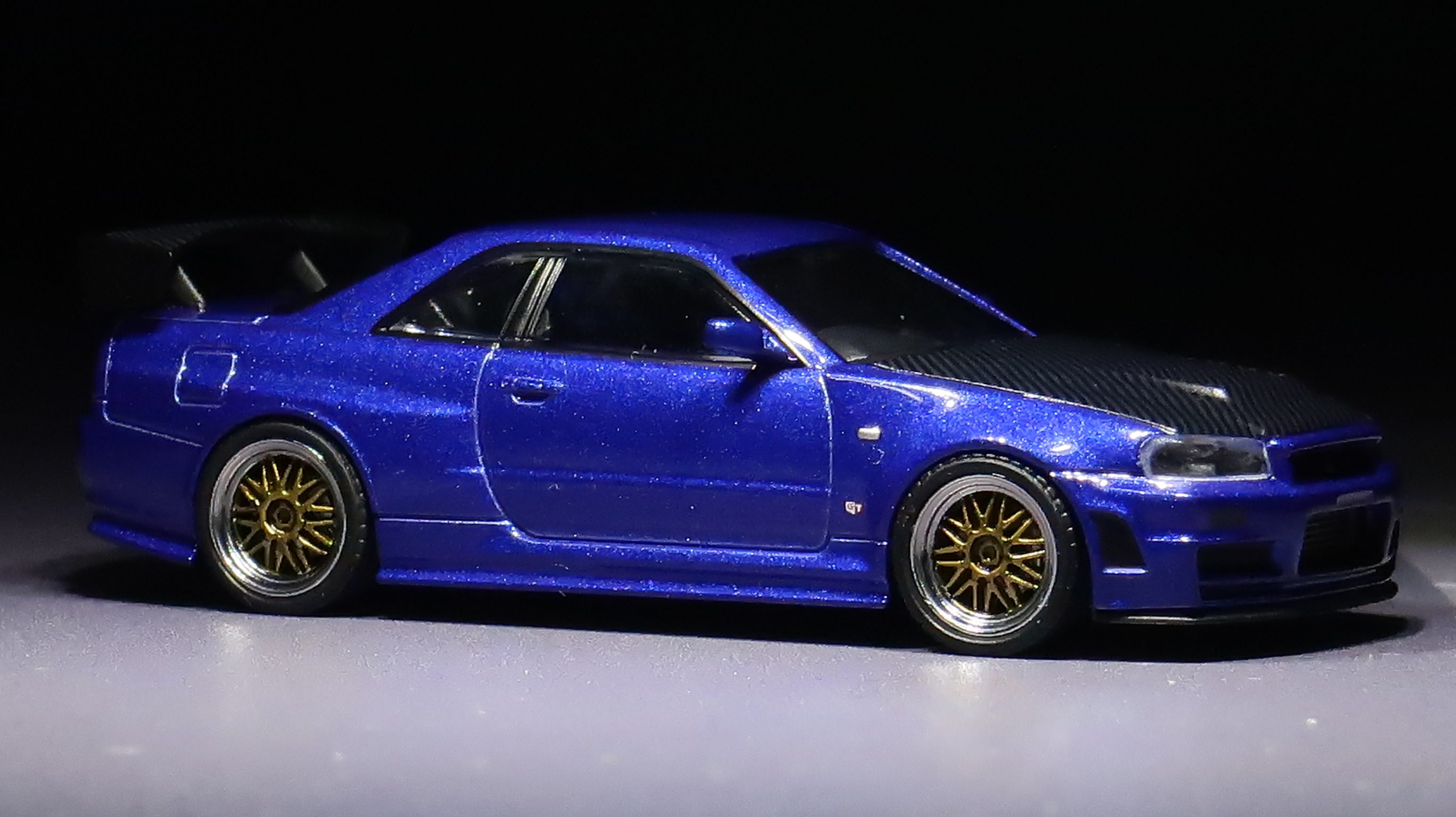 IGNITION TASKL2025 GT-R R34 メタリックブルー 限定版 IGNITION