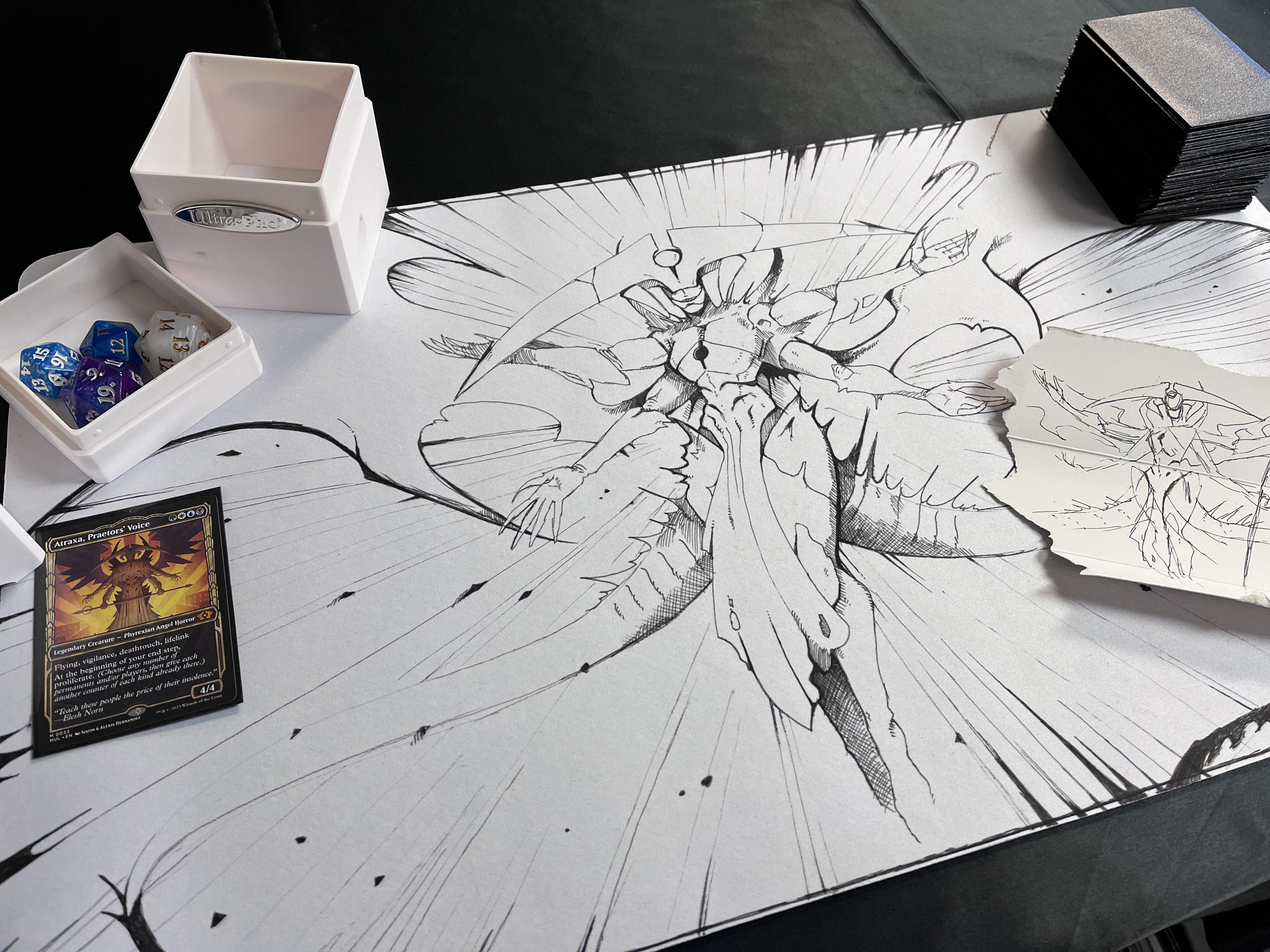 カスタムプレイマット (未完成) : r/mtg