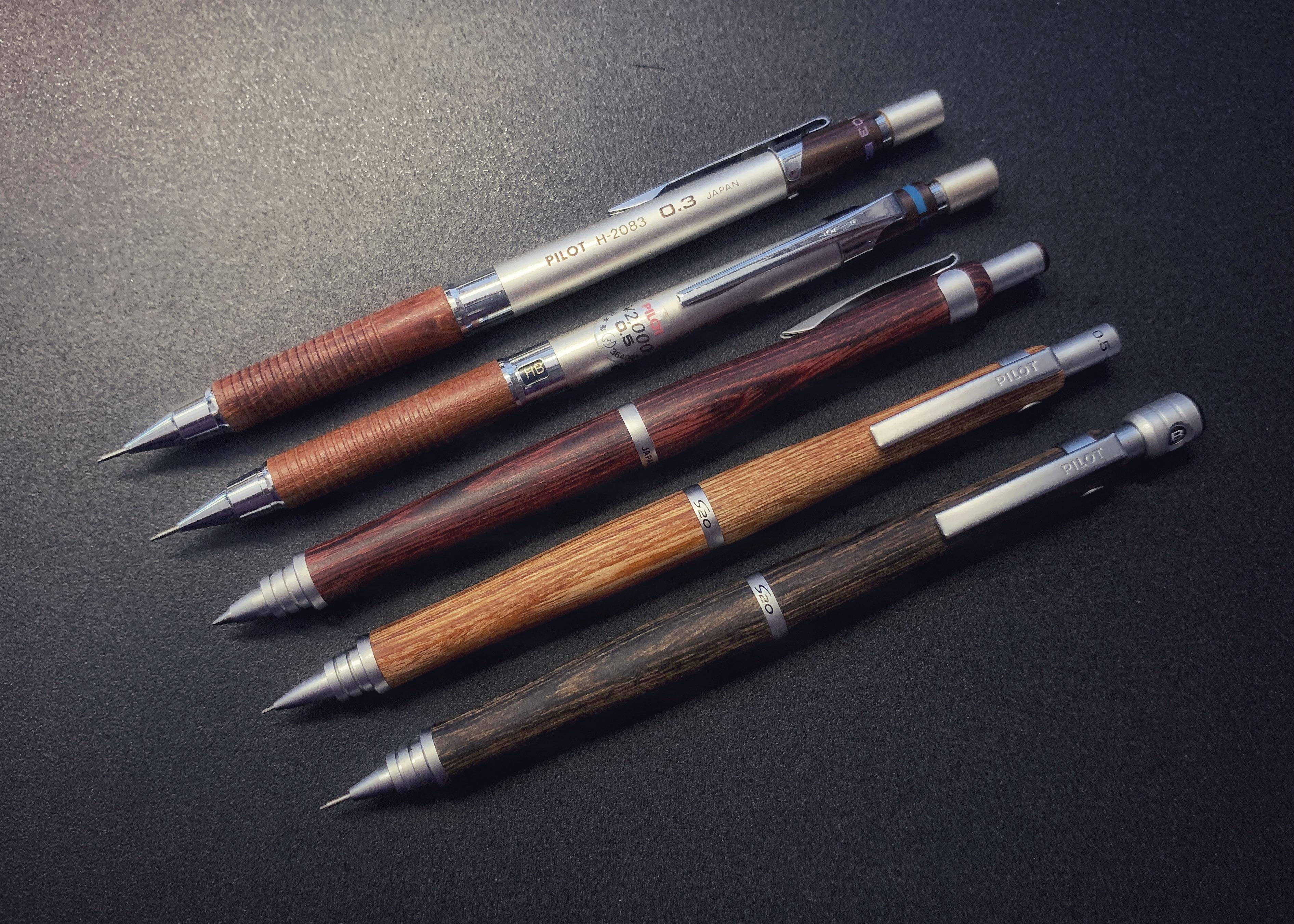 Only Pilot Wood… H-1083/5 and s20 series : r/mechanicalpencils