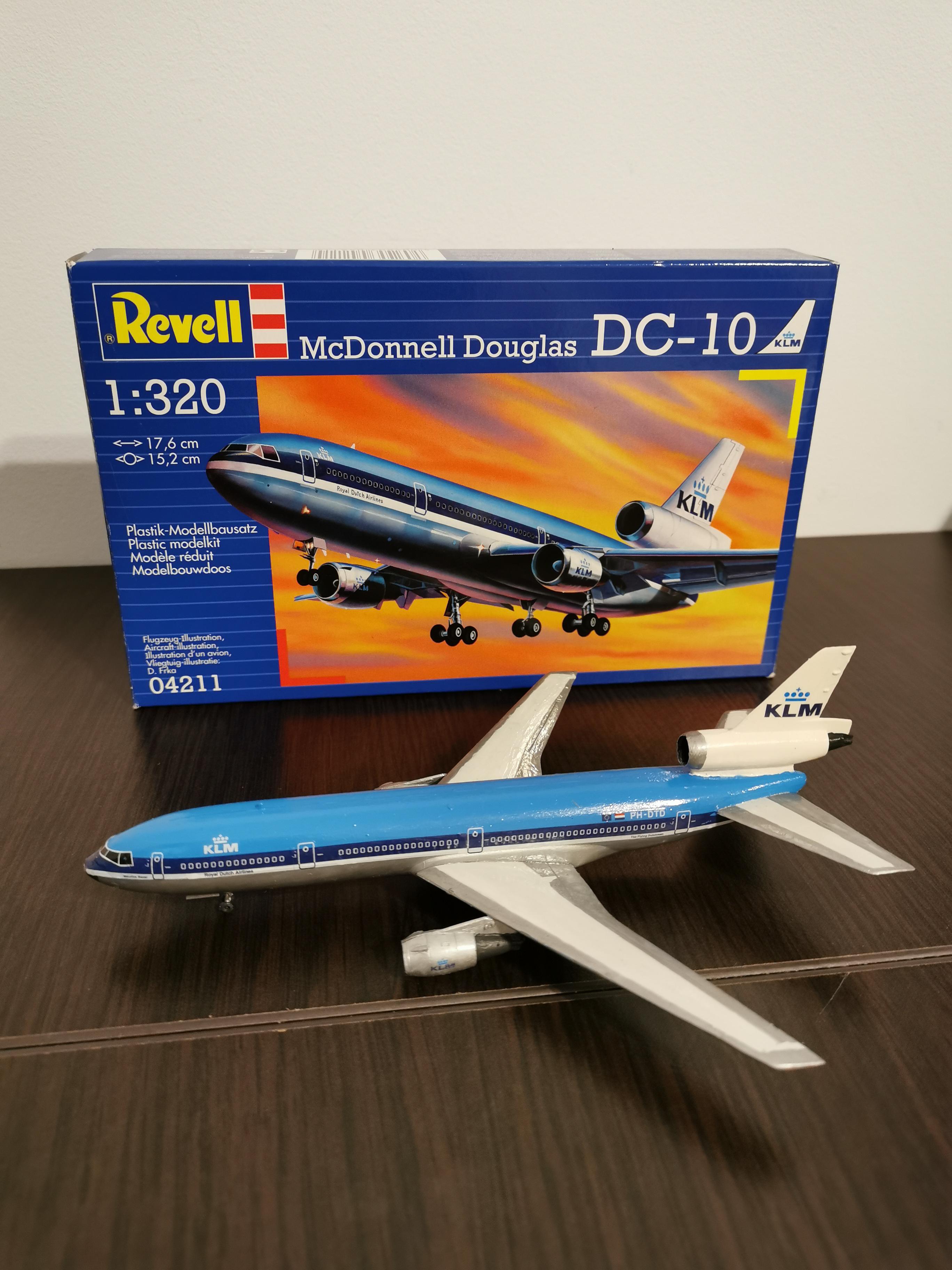Revell 1:320 MD DC-10. Small, but pretty. : r/modelmakers