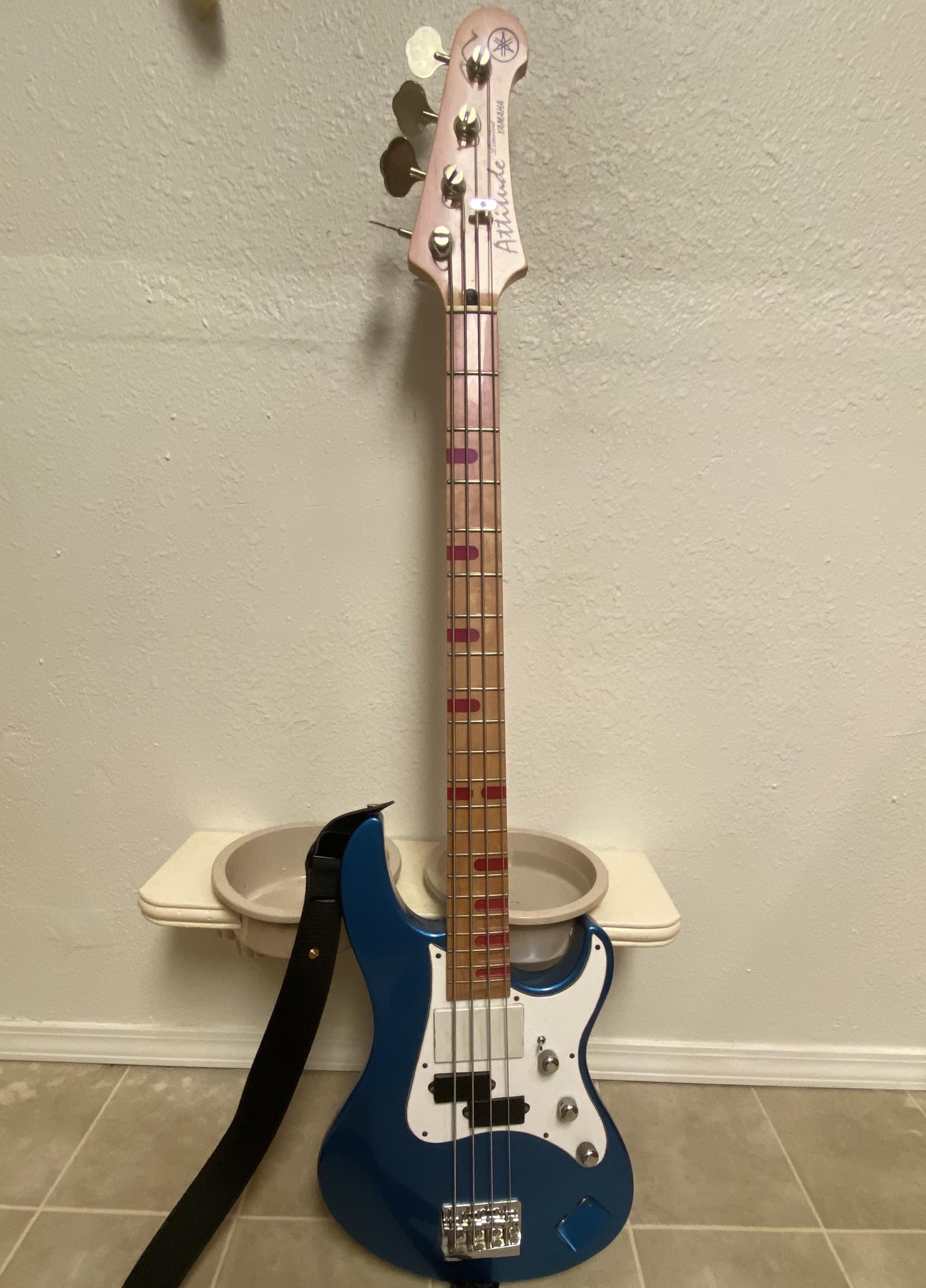 New bass - Billy Sheehan's signature Yamaha Attitude. This first
