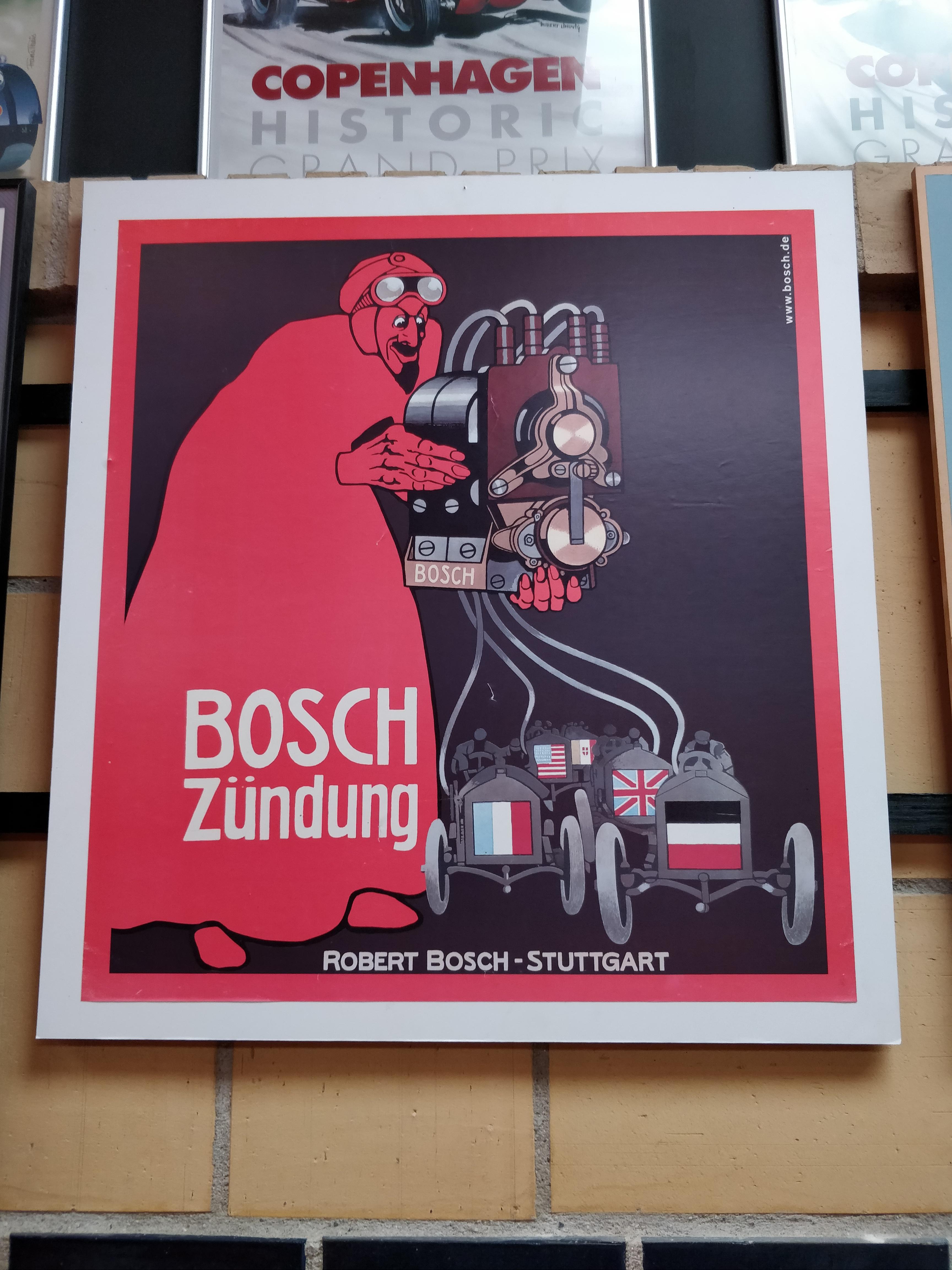 This old Bosch ignition poster is very german, and I dont know why