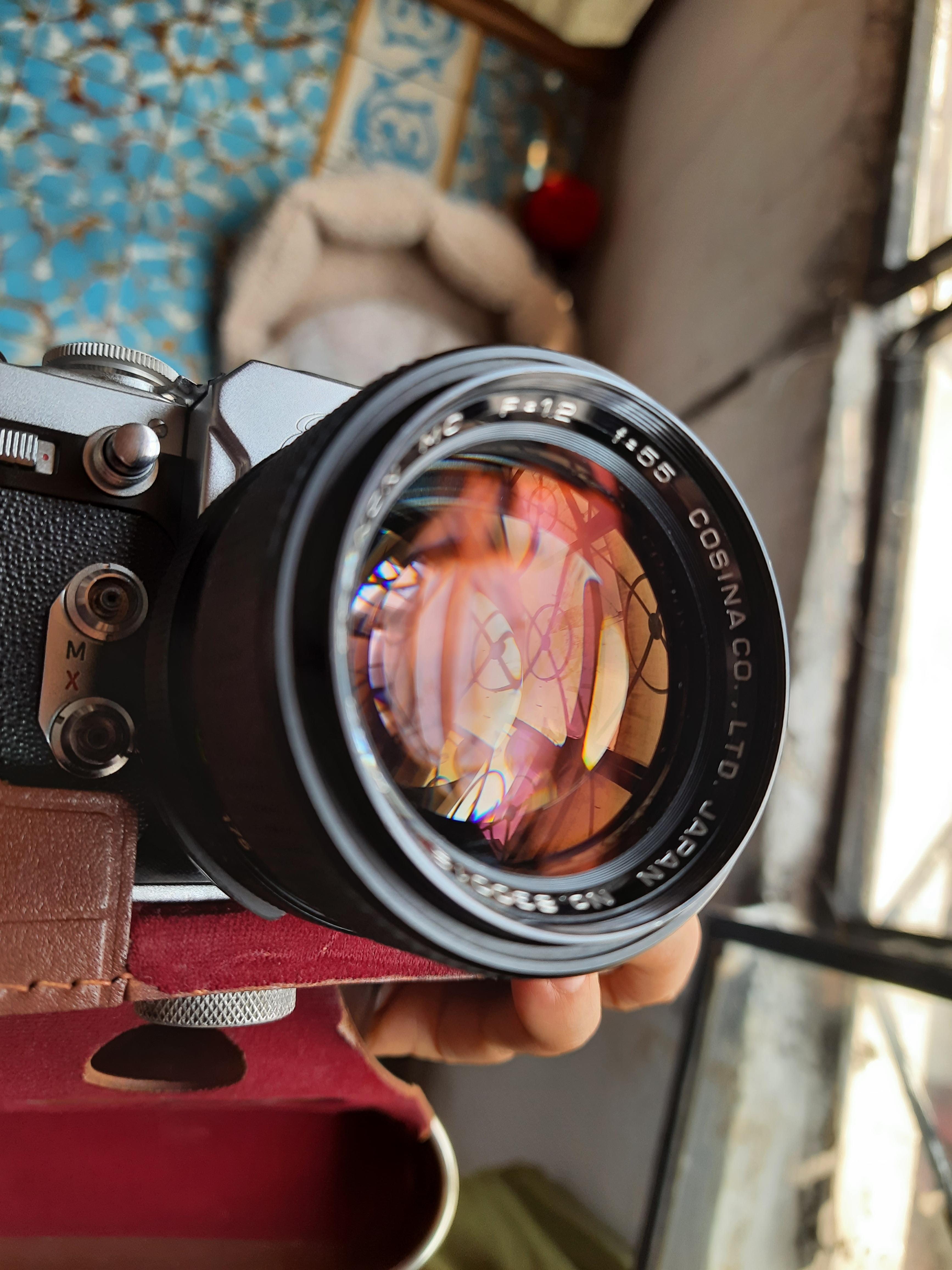 Edixa Reflex + Cosinon MC 55mm f1.2 it's a dope combo. I hope