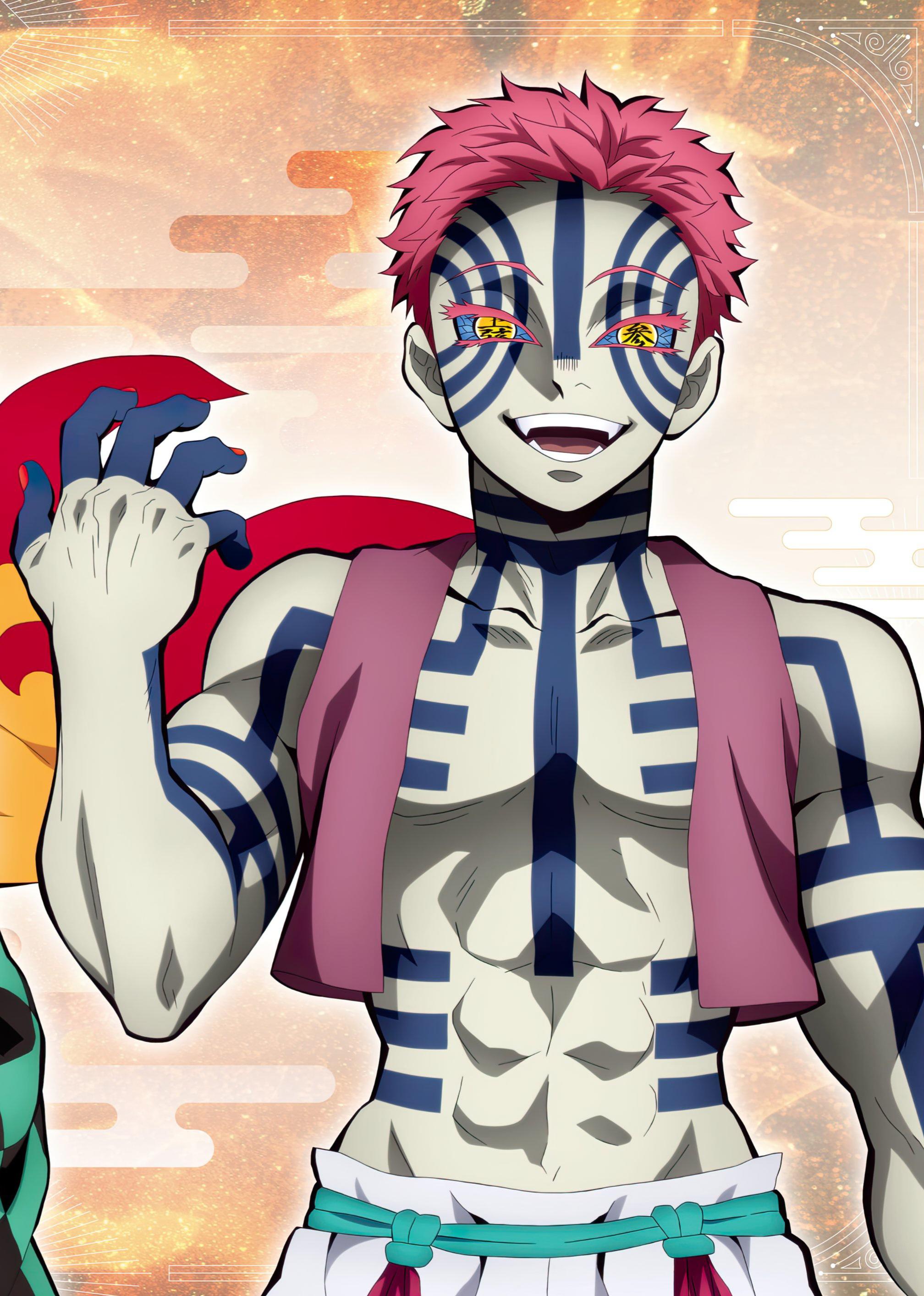 公式ufotableによる猗窩座のアート。 : r/DemonSlayerAnime