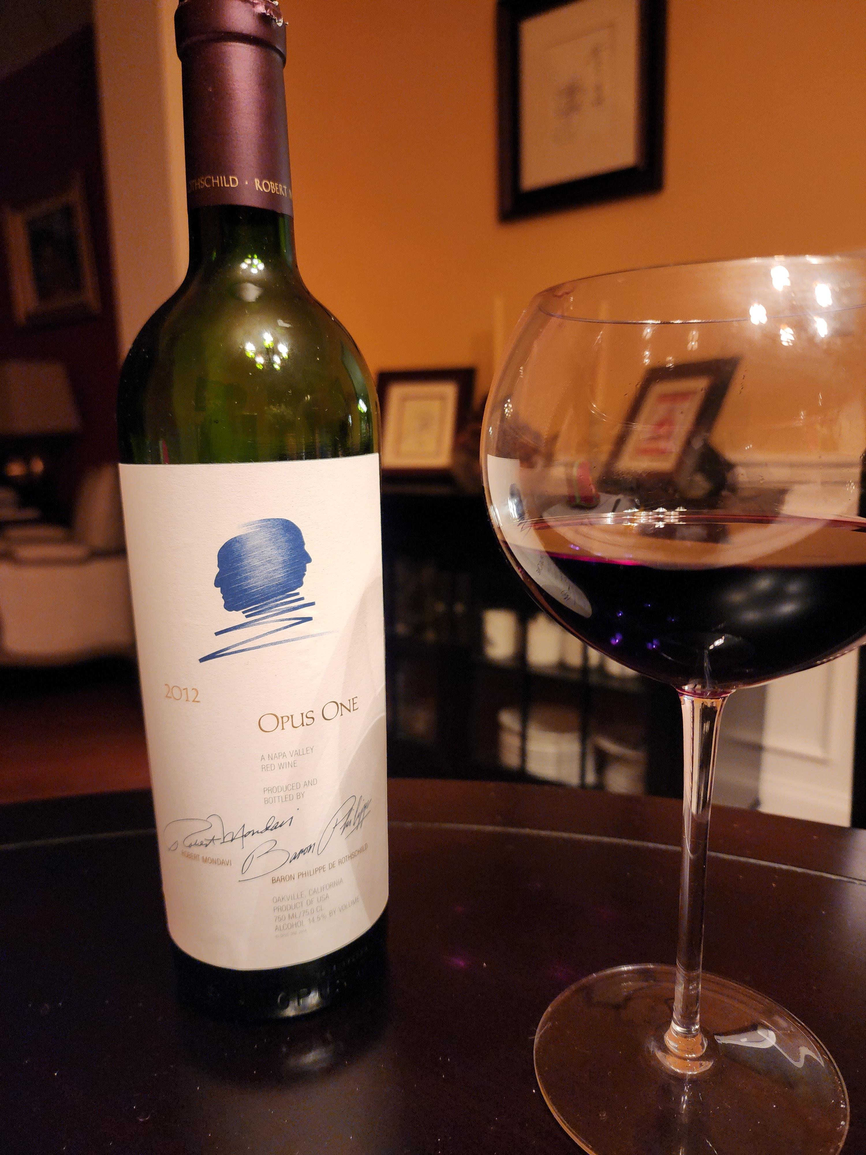 2012 Opus One : r/wine