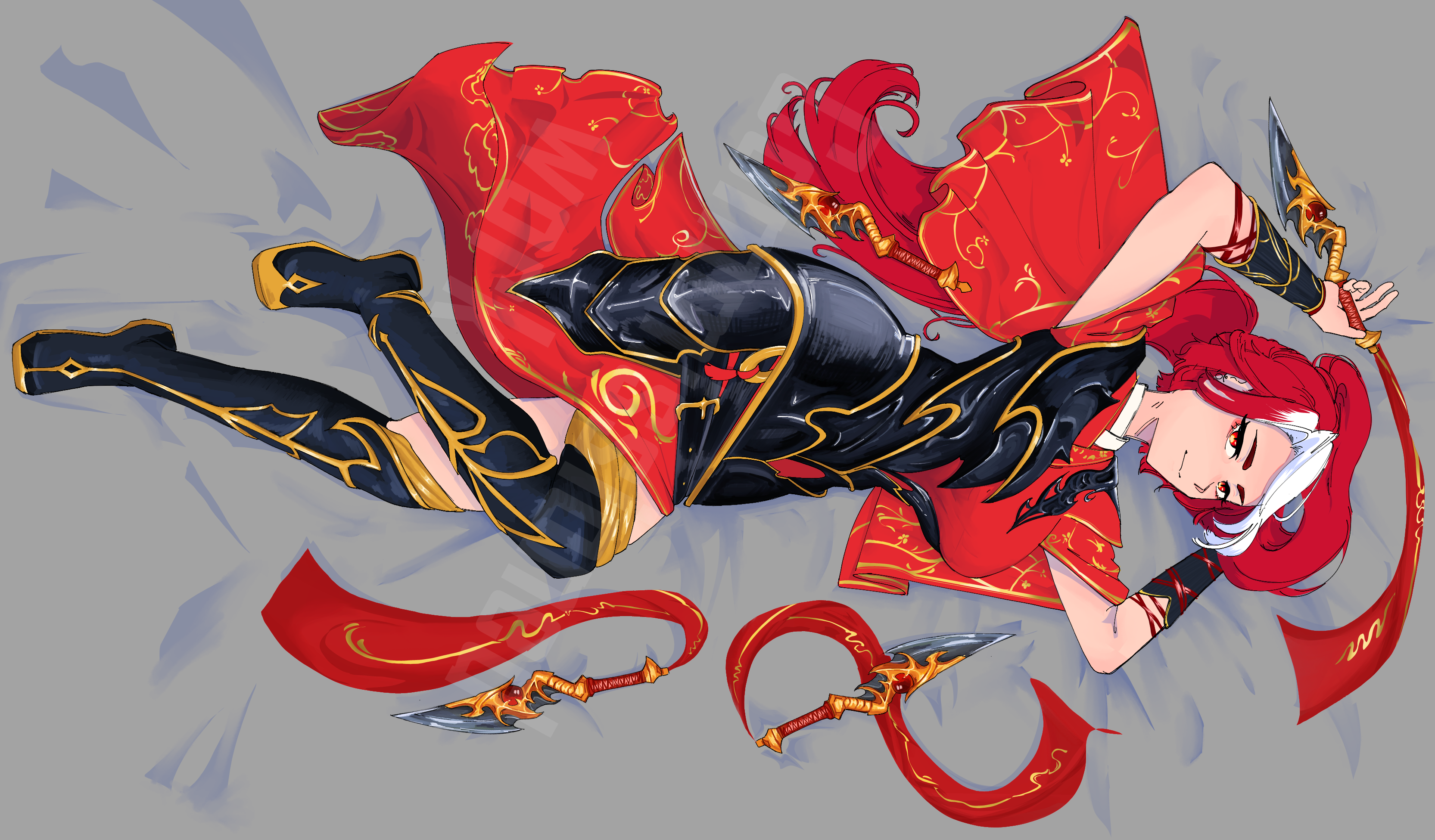 Cindra プレイマット flesh and blood fab FAB Dragons of Legend