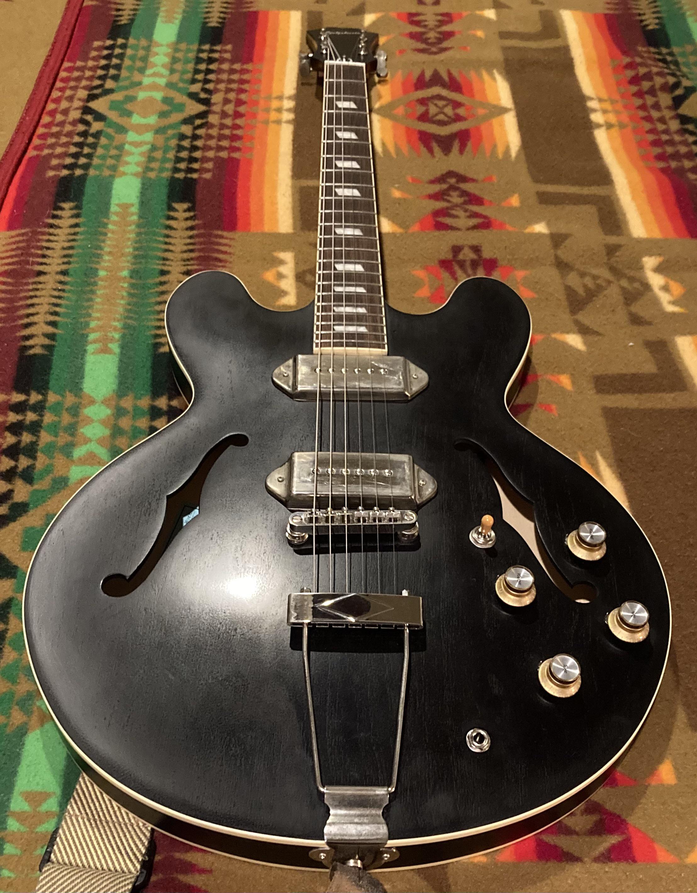 NGD) Worn Ebony Epiphone Casino. : r/Epiphone